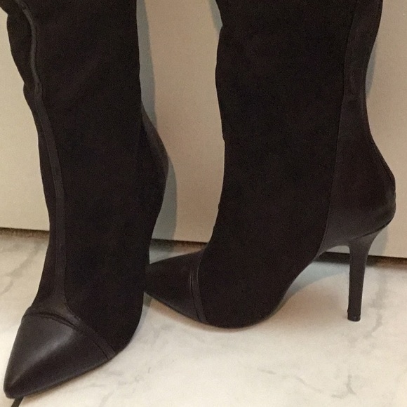 ShoeDazzle STUNNING Chocolate Brown knee boots 7.5 - Picture 8 of 8
